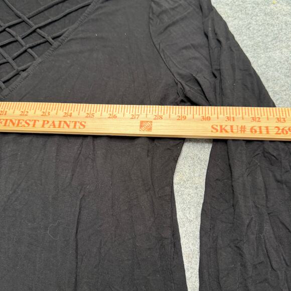 Red by bke Black Strappy Front And size XL 
Long Sleeve Top - Picture 5 of 7